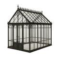 Serre de jardin en métal et verre trempé
