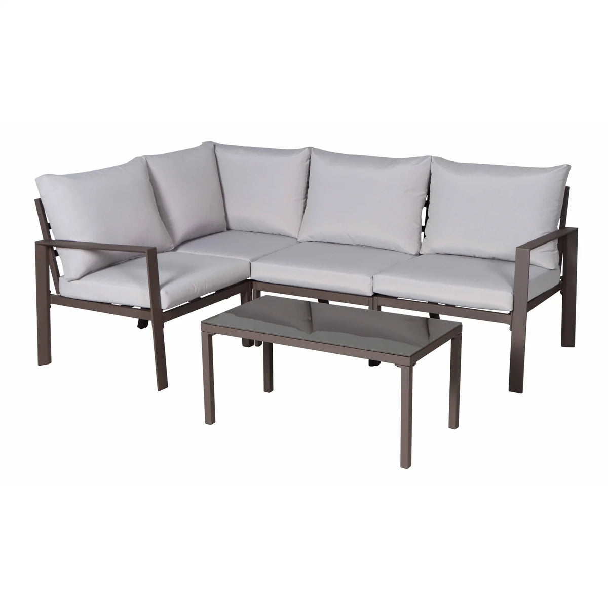 Conjunto de Jardín Rinconera de Aluminio Mesa + Rinconera , Málaga