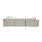 Nismaaya Pascal Modular Sofa Ivory White 4 Seater Corner