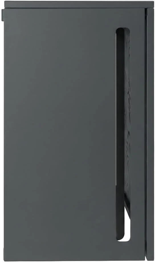 TERRE JARDIN Cache Climatiseur Exterieur 105x90x66,5 - Pompe a Chaleur Extérieur Métal - Kit Fixation Inclus - Cache Clim, Anti Intempéries - Discrétion, Protection, Réduction Bruit - Anthracite