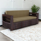 RelaxiMax 3 Seater Sofa Cum Bed Sheesham Wood