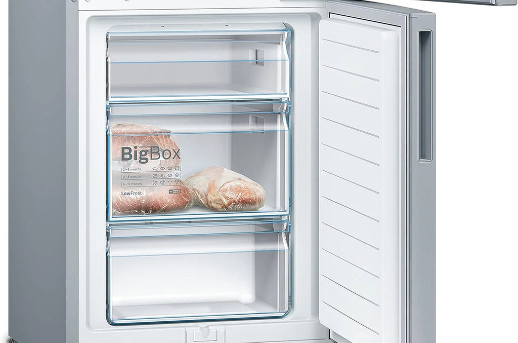 Bosch KGV33VLEAS - Réfrigérateur combiné pose libre - Série 4 - 288L - Inox