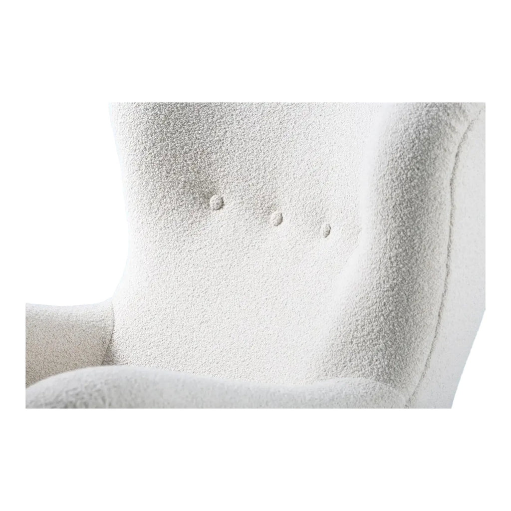 Nismaaya Aldram Wing Chair White