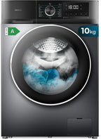Cecotec Lave-linge 10Kg Chargement Frontal Bolero Dresscode 10500 Inverter Steel A, 1950W, 1400 rpm, Moteur Inverter Plus, Basse Consommation, 16 Programmes, Lavage Vapeur, Delay Start, Acier