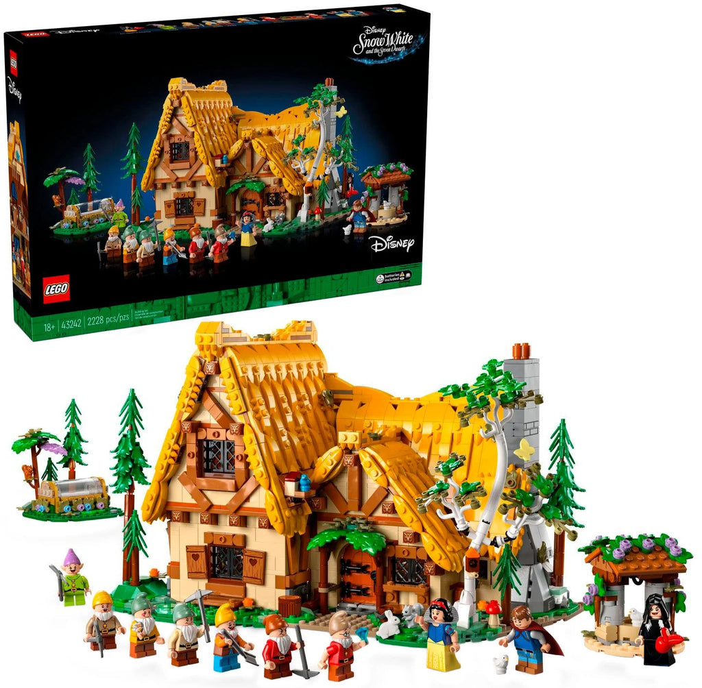 LEGO – Disney Casa de Blancanieves y los Siete Enanitos Set para Construir y Exhibir 43242