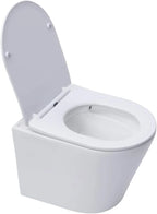 WC Suspendu Pack Complet Accessoires - Pack WC Grohe Bâti autoportant, WC SAT Infinitio sans bride, Plaque chrome, Abattant WC,Cuvette Toilette, Chasse d'eau Wc, Mécanisme