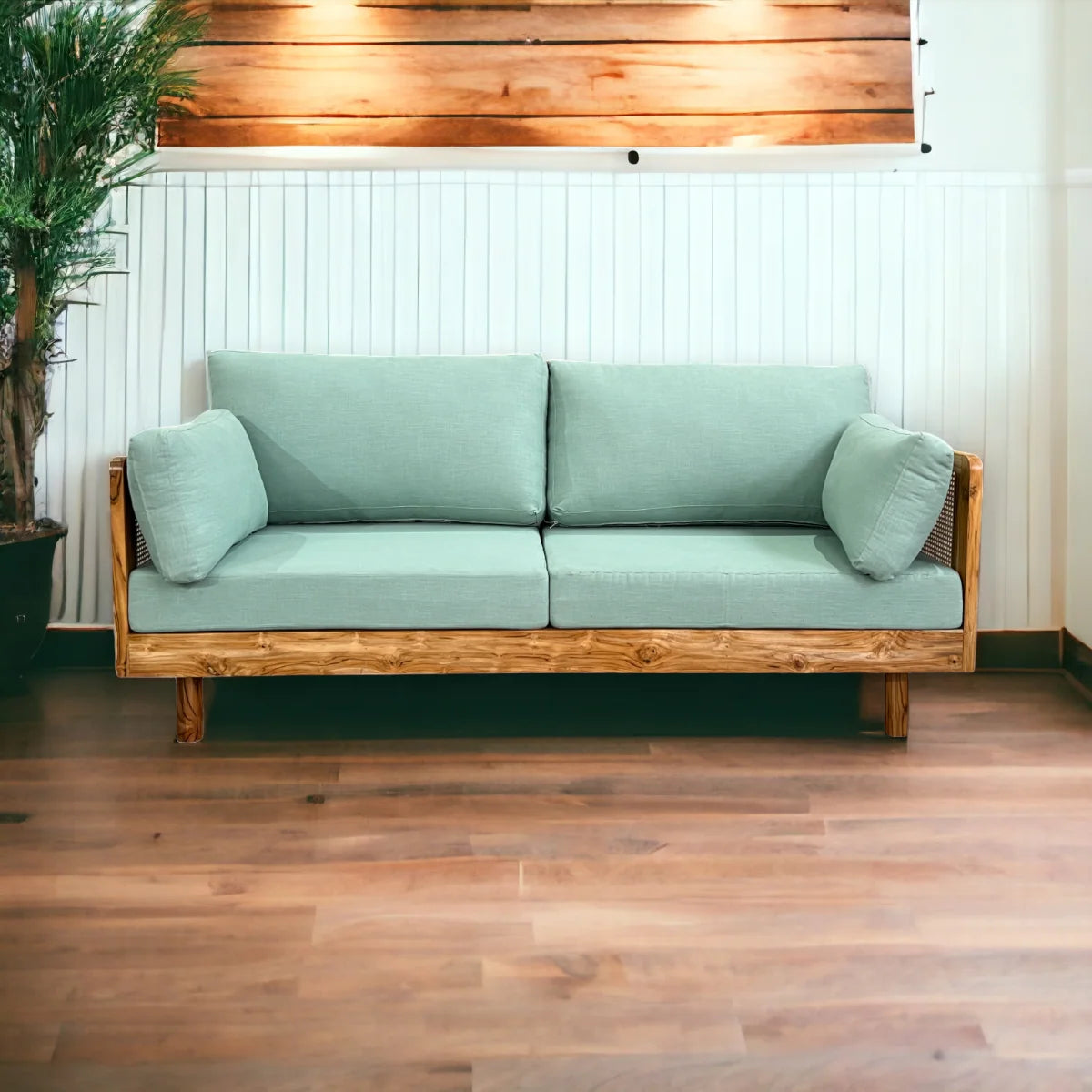 Nismaaya Aero Rattan 3 Seater Sofa