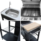 Cocina Exterior Texas - 4+1 Quemadores
