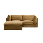 Nismaaya Mia Modular Sofa Sand 2 Seater with Ottoman