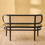 Musk Teak Rattan Bench