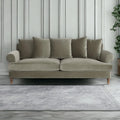 Josea 3 Seater Teak Wood Sofa
