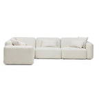 Nismaaya Pascal Modular Sofa Ivory White 4 Seater Corner