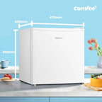 COMFEE' RCU40WH2(E) 31L Mini Congélateur, Porte Réversible, 4 Étoiles, Silencieux, pratique dans le Bureau, l'Hôtel et la Maison, Blanc