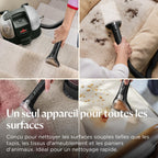 BISSELL SpotClean Mini Shampouineuse Filaire, Nettoyeur Tapis Portable, Idéal pour les Nettoyages Rapides, Compact et Léger, Élimine les Taches en Voiture, Bateau, Canapé et Plus Encore, 41491