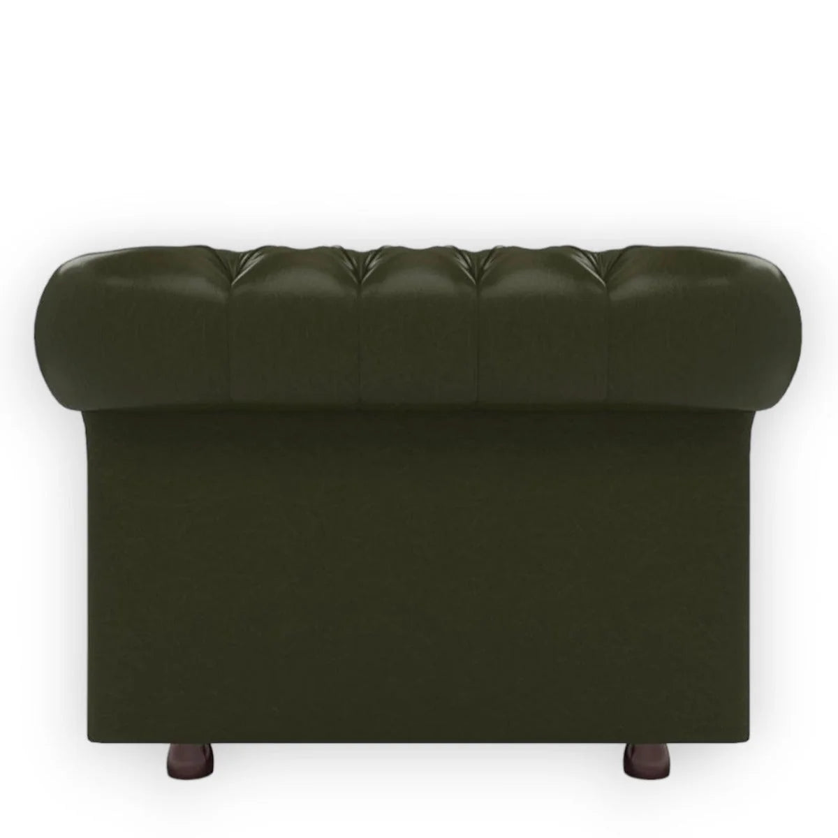 Nismaaya Base Traditional Chesterfield 1 Seater Sofas Bottle Green