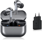 Buds3 Pro, Écouteurs sans Fil, Réduction Active de Bruit, Bluetooth, Argent, Audio 360, AI, Chargeur Secteur Inclus, (Version FR)