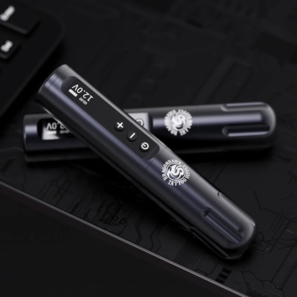 Kit de Máquina de Tatuaje Inalámbrica Dragonhawk X9 con Motor Mcore-L1 – Horas de Trabajo Extremadamente Largas