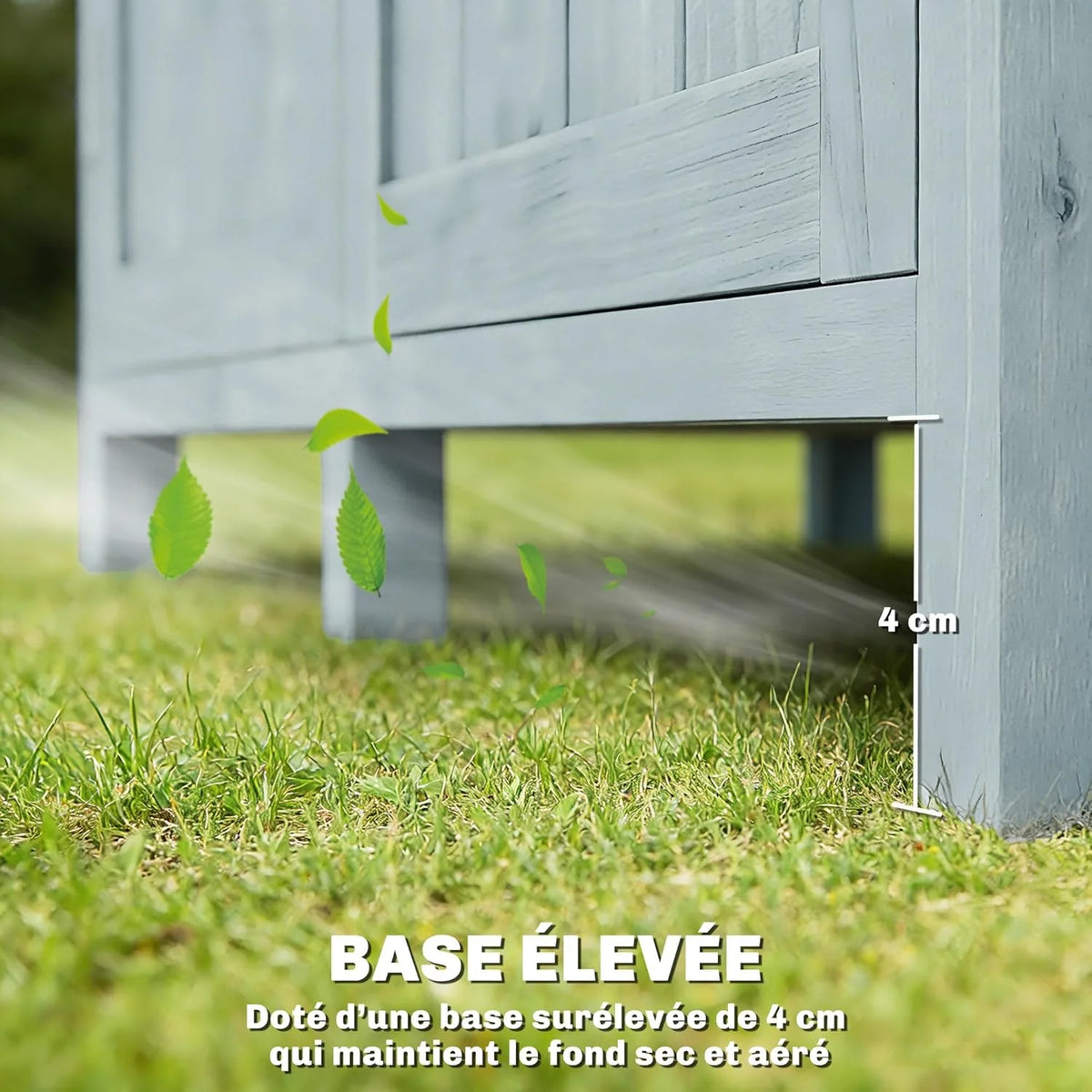 Outsunny Armoire de Jardin, Armoire extérieure de Rangement en Bois avec 2 Portes verrouillables, 2 étagères et 10 Crochets, Toit en Asphalte étanche, pour Balcon, terrasse, 85 x 54 x 170 cm, Gris