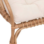 Atmosphera - Banquette 2 Places Neta - rotin et Coton