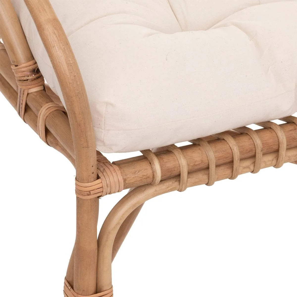 Atmosphera - Banquette 2 Places Neta - rotin et Coton
