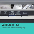 Siemens SN43ES14VE, iQ300 Lave-vaisselle intelligent, lave-vaisselle sous meuble avec tiroir à couverts, 60 cm, ouverture automatique de la porte grâce à AutoOpen dry, particulièrement silencieux avec