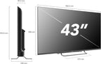 Smart Tech TV QLED 4K UHD 43' (109 cm) 43QW02V Web OS TV- 4xHDMI - 2xUSB - Dolby Vision - Dolby Atmos