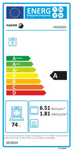 Cuisinière tout gaz FAGOR FACG202S