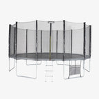 Cama Elástica Con Pack De Accesorios, 490cm, Gris