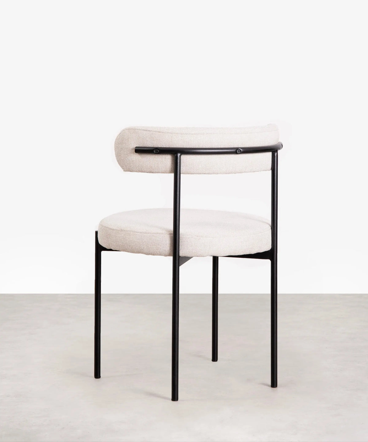 Silla de Comedor en Tela y Metal Alexia