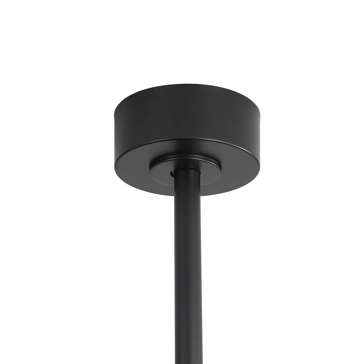 65 Inch 8-Blade Black LED Ceiling Fan with Light and Remote