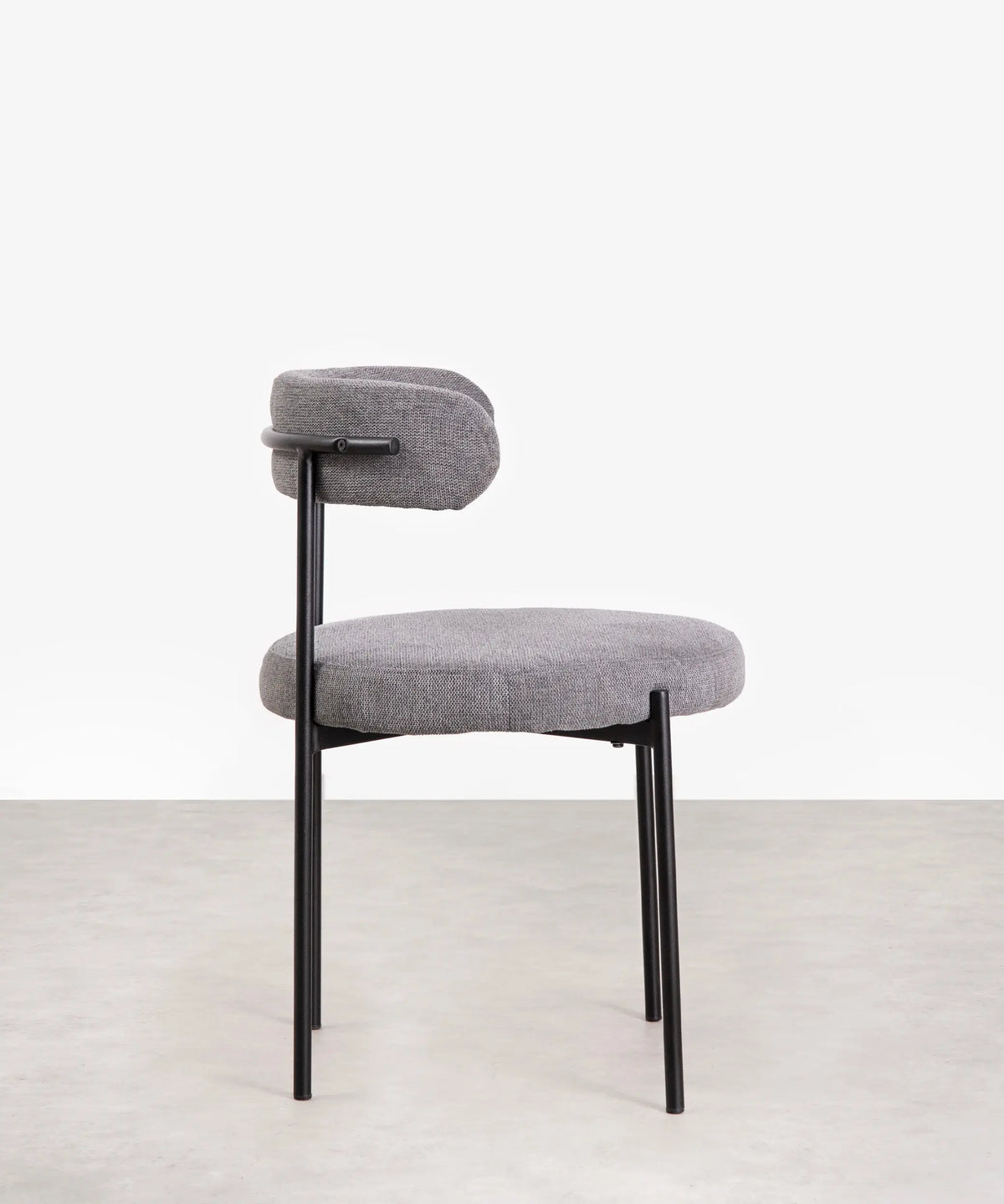 Silla de Comedor en Tela y Metal Alexia