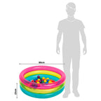 Piscina De Bolas Hinchable Intex Con 50 Bolas De Colores