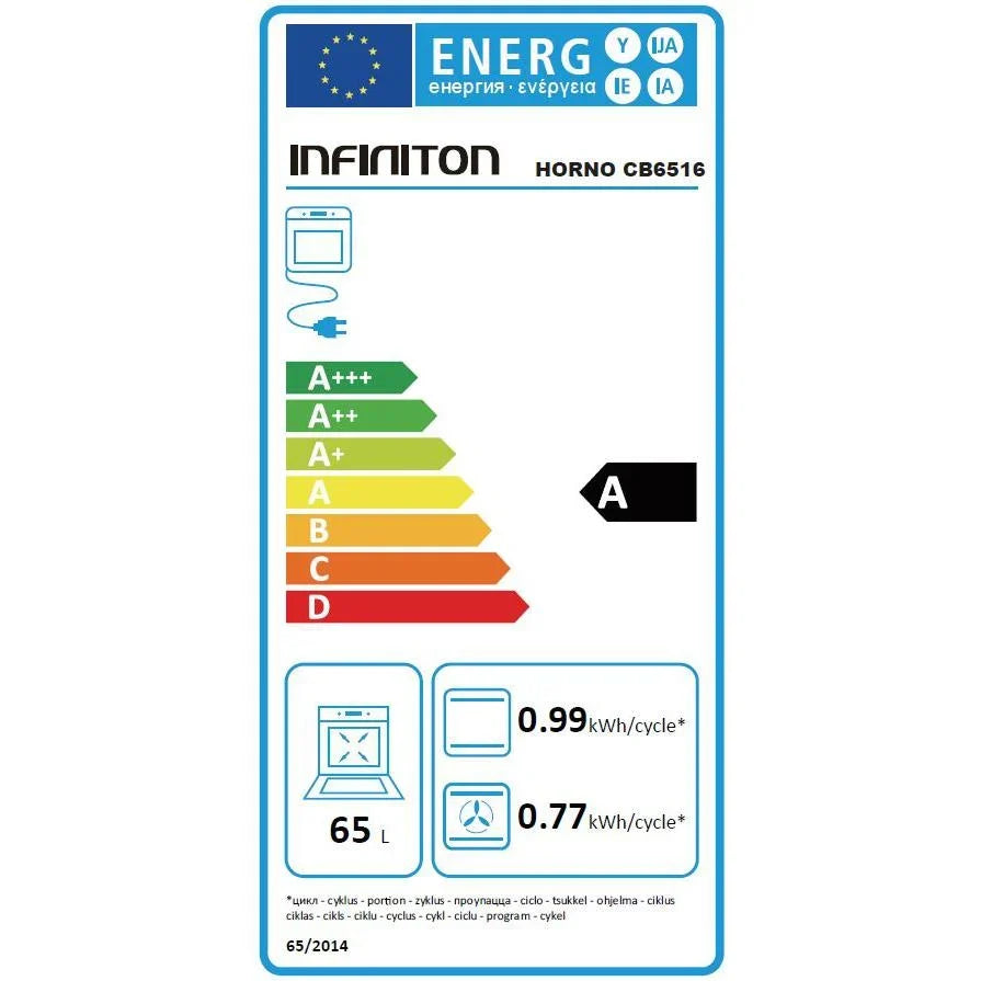 Horno Multifunción Infiniton A CB6516