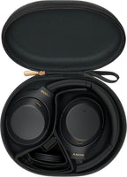 Sony WH1000XM4| Casque Bluetooth à réduction de bruit sans fil, 30 heures d'autonomie, avec micro pour appels téléphoniques, optimisé pour Amazon Alexa et Google assistant, Noir
